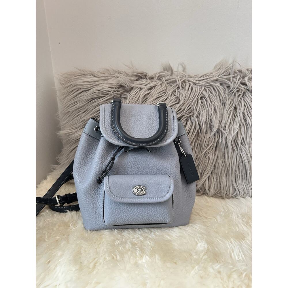 Coach Riya Backpack 21 In Colorblock Blue
